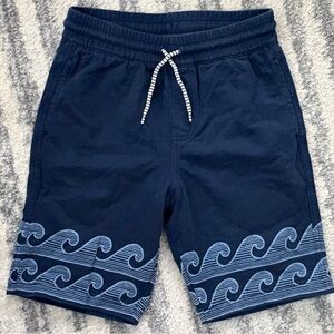 Tea Collection Navy Blue Wave Shorts